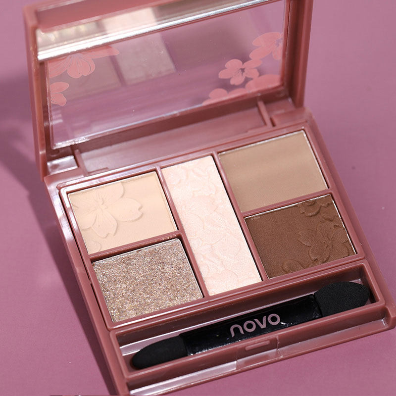 novo眼影盘2021年新款夏天小众品牌ins超火迷你大地色平价学生款