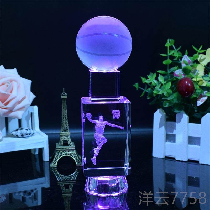 高档水晶篮球抖偶音实用姆库里文詹斯科比人diy男生日七夕浪漫礼,节庆用品/礼品,创意礼盒/礼品套组,淘宝优惠券,粉丝福利购,淘宝优惠卷