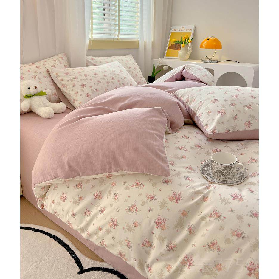 高档ns风卡通纯棉床上用品四件套10全0棉夏季i床单被罩笠床被套三,床上用品,床品套件/四件套/多件套,淘宝优惠券,粉丝福利购,淘宝优惠卷