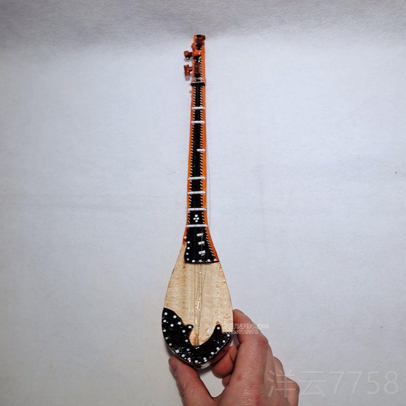 高档3厘米乐器新疆民维吾尔0族乐弹奏工艺品摆件手工木质族厂家直