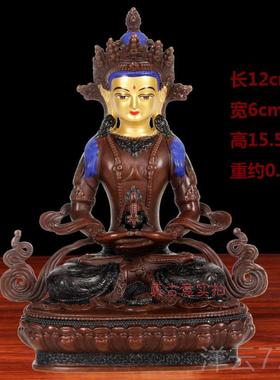 高档古真意 黄铜四臂观藏音菩萨佛像摆件传佛艺铜四壁观音家居工