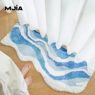 高档MJIA财招宝地毯浴室垫地垫新年卫生间门口吸水进防滑洗手间脚
