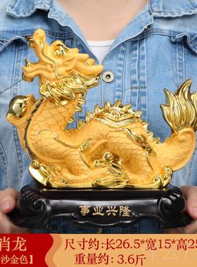 高档五龙摆招财爪金龙工艺品客厅公司店铺家件居饰品生礼意兴隆开