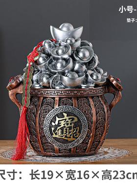 高档招财金蟾摆件招财进金蝉宝足蟾室蜍存钱罐客厅办公店铺开业三
