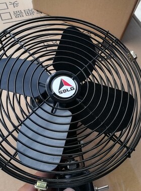 黑色全金属工程车货车6寸8寸车载风扇24v 12v强力制冷车载电风扇