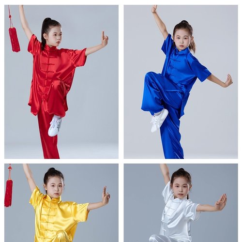 大业亨通儿童武术表演服装少儿练功服流光溢彩武术服