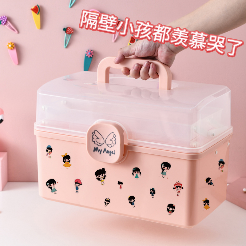 儿童卡子橡皮筋发圈大容量首饰盒