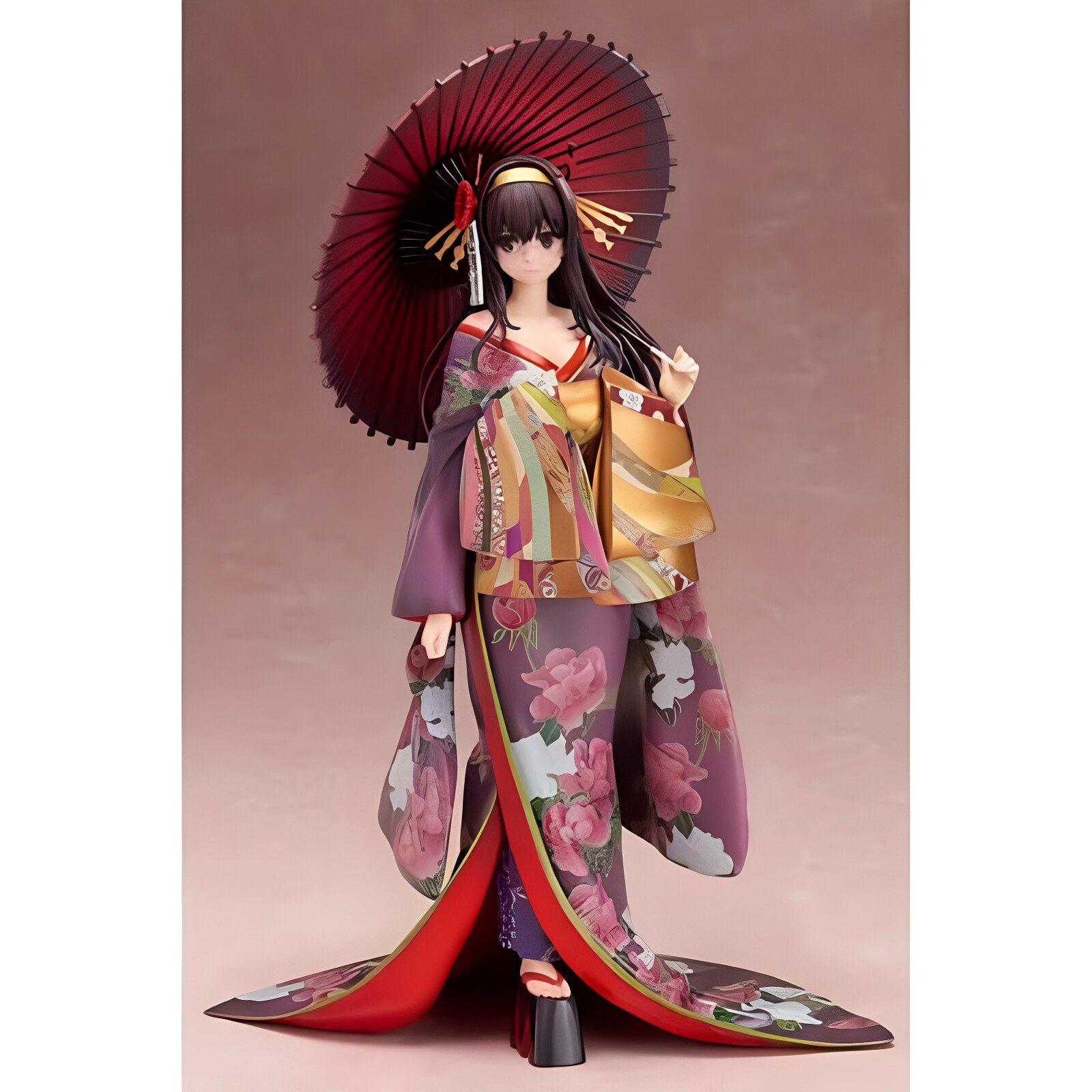 正版现货 ANIPLEX+ 深崎暮人 DesignCOCO霞之丘诗羽和服版1/8手办