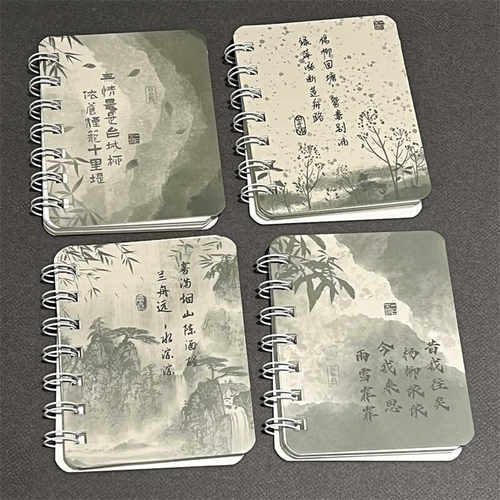 A7草色烟雨线圈本小号笔记本