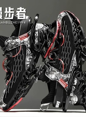 25漫步者典藏款MBZ联名款定制刀锋战士休闲男鞋黑武士运动鞋潮鞋