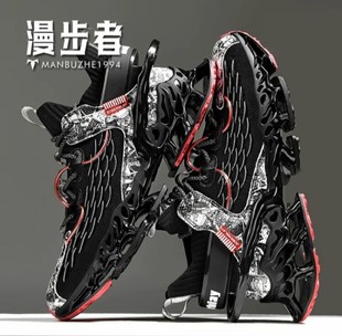 25漫步者典藏款MBZ联名款定制刀锋战士休闲男鞋黑武士运动鞋潮鞋