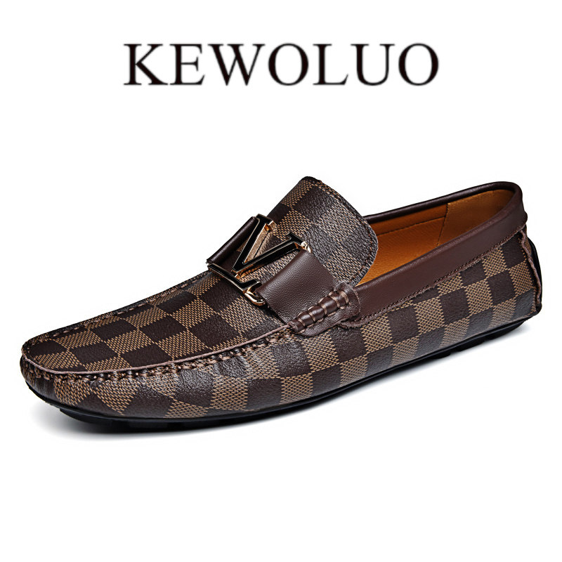 KEWOLUO/科沃罗男鞋欧洲站夏季轻奢高档休闲皮鞋驾车鞋子KWL-6799