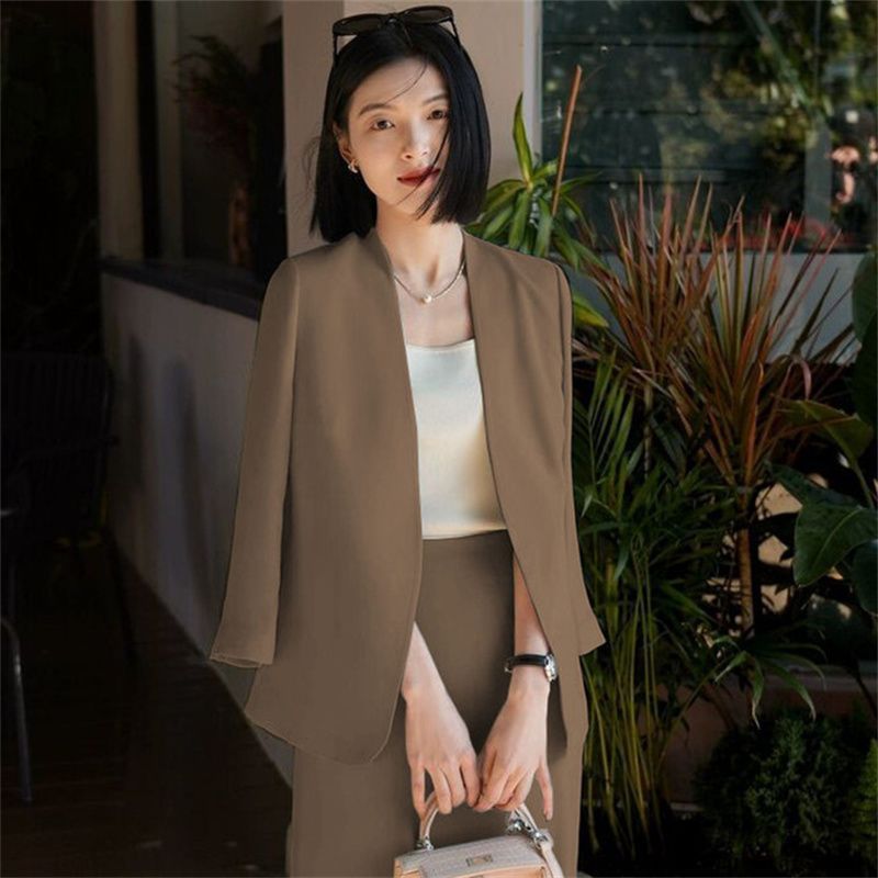 2025春秋季新款西服裙套女外穿通勤潮流优雅时尚女神范气质套装女