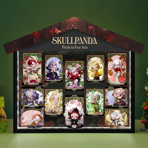 skullpanda花的四幕戏盲盒展示盒