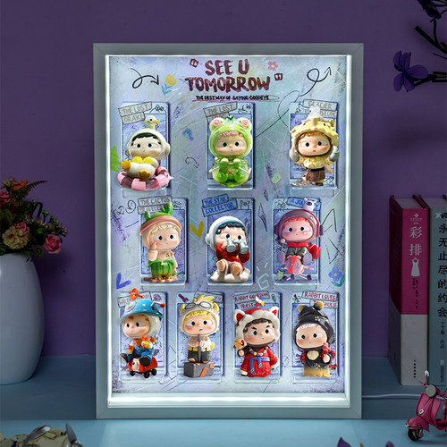 哦崽OZAI四代系列盲盒场景展示盒