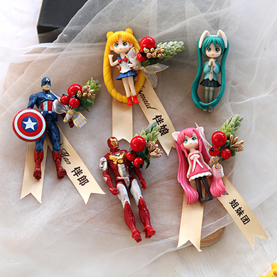 复仇者联盟美国队长钢铁侠胸花