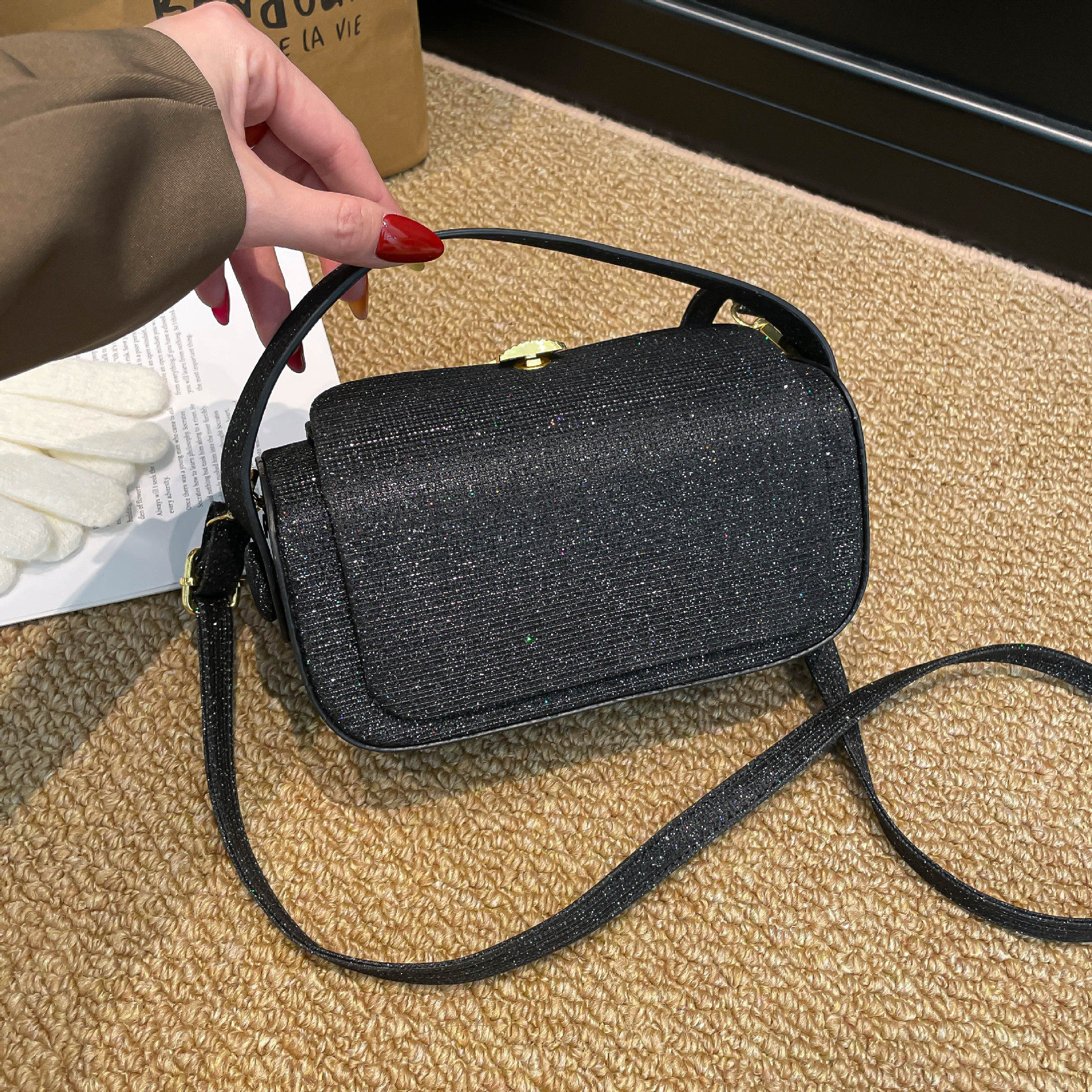 高级感轻奢盒子女士小方包2026新款洋气时尚单肩斜挎包手提包包女,箱包皮具/热销女包/男包,小方包,淘宝优惠券,粉丝福利购,淘宝优惠卷