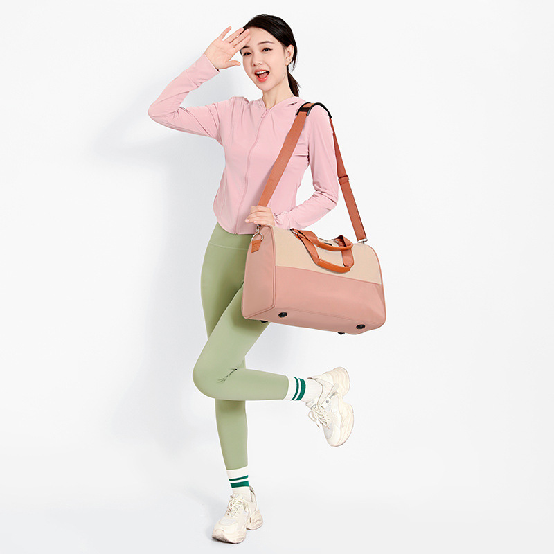 男女款大容量旅行包袋运动休闲健身包女运动训练旅行包手提斜挎包
