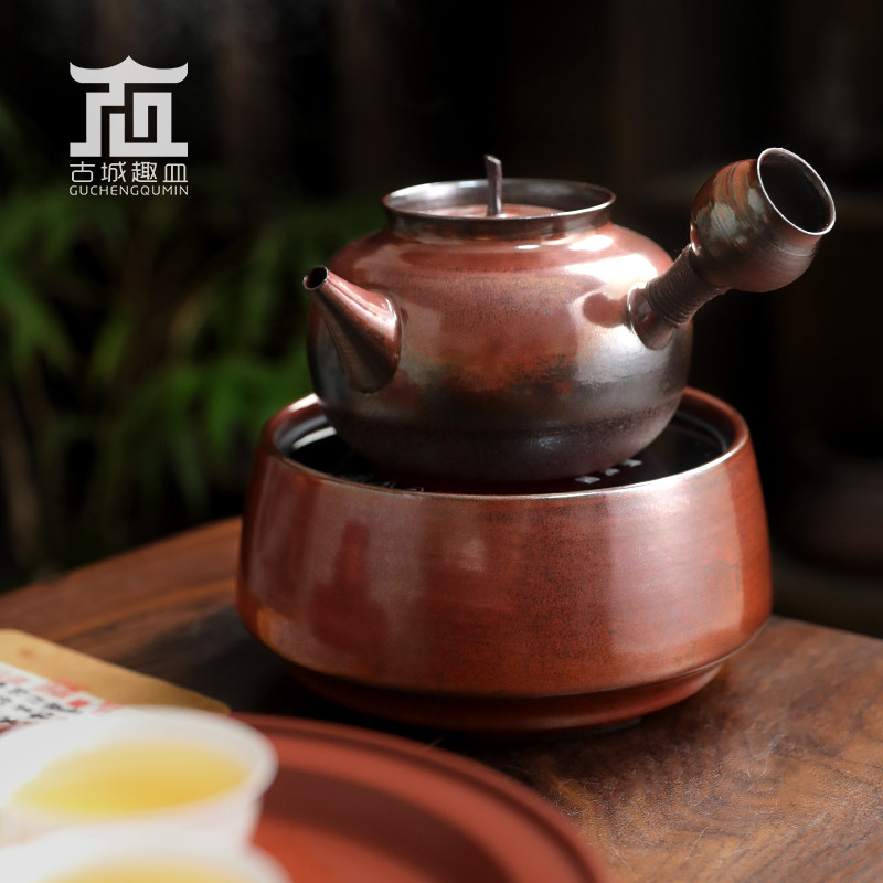 明德园煮茶烧水电陶炉陶壶套装家用小型静音多档发热送礼礼盒茶炉,餐饮具,煮茶炉,淘宝优惠券,粉丝福利购,淘宝优惠卷
