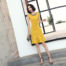 晚礼服女2019新款高贵气场女王礼服连衣裙名媛宴会气质简单大方