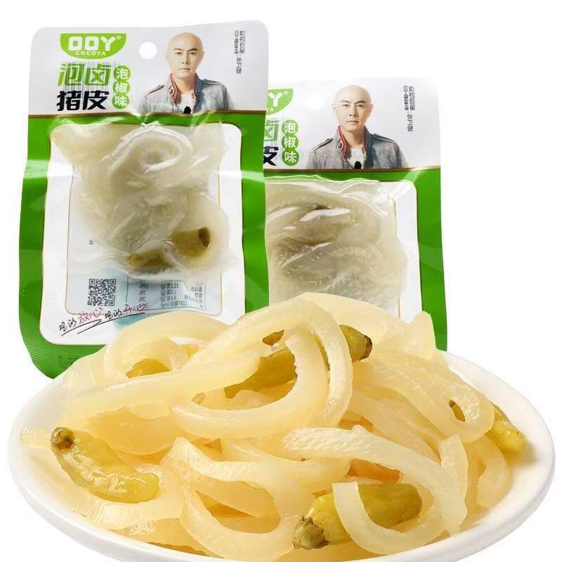 口口丫泡卤猪皮26g小包装袋装