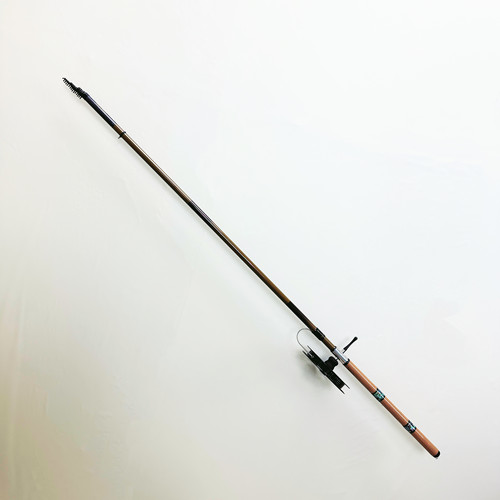 光威竹山盘车竿藤条手把富士环