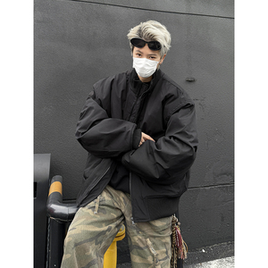 B347-A07-特P55 冬季现货廓形飞行短款棉服 %聚酯纤维图片