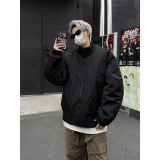 B347-A07-特P55冬季现货廓形飞行短款棉服%聚酯纤维，男装棉衣，电商B347(原C409)