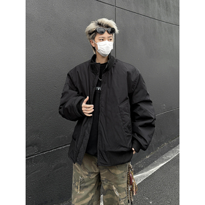 B347-A07-特P55 冬季现货螺纹袖口夹棉飞行棉服 聚酯纤维图片