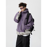 B347-W2706-P70-138秋季户外防水拼色冲锋夹克，男装夹克，电商B347(原C409)