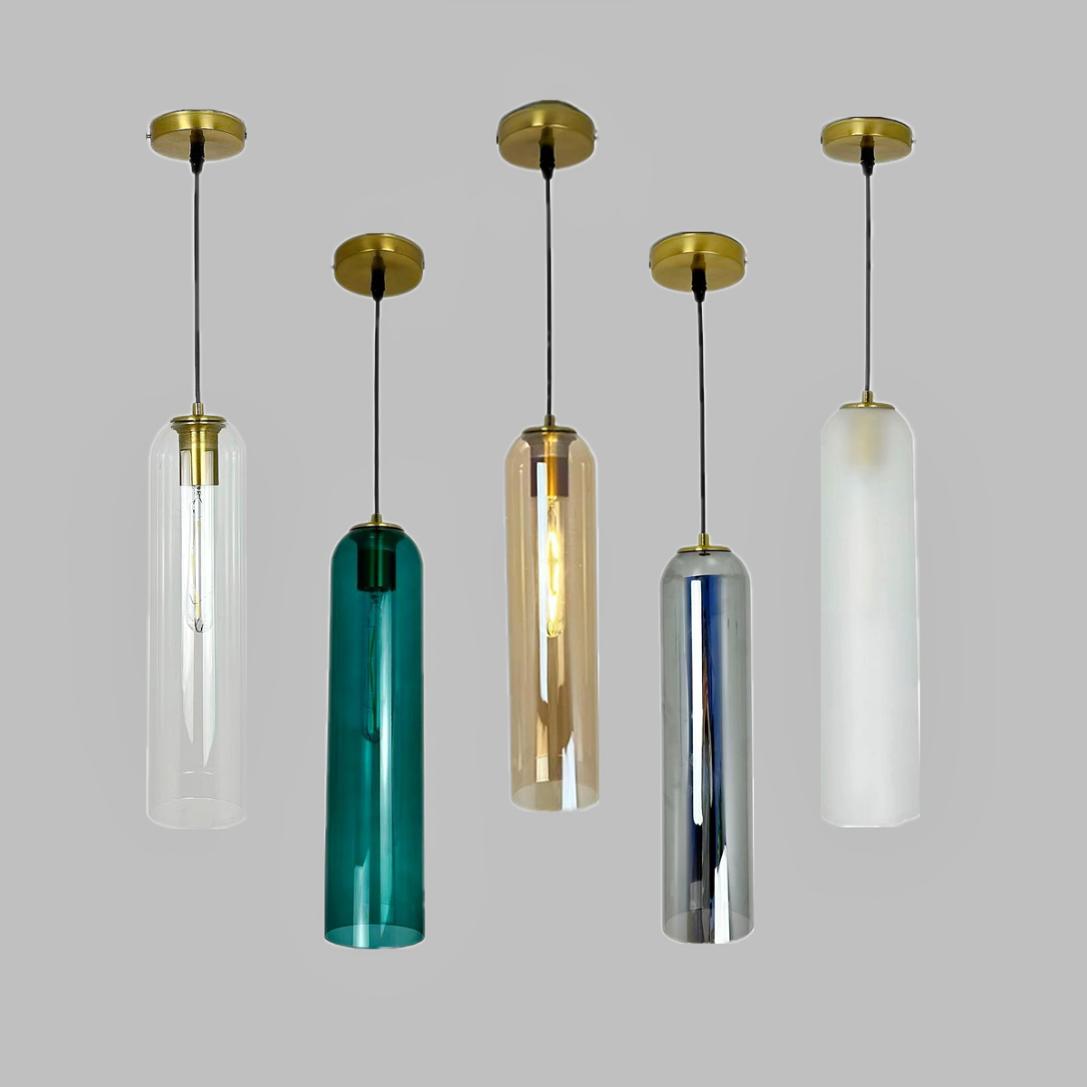 现代简约玻璃吊灯床头玄关吧台