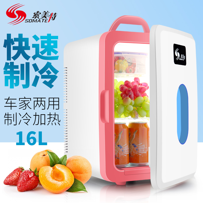 正品保证学校食品留样柜迷你小冰箱冷藏学生宿舍用强制冷冰箱车家两用