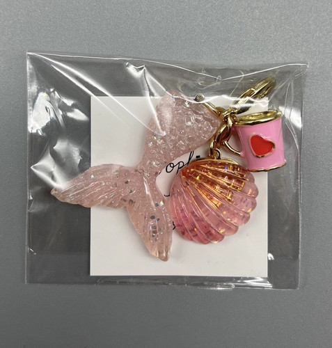 日本Curly Collection卷发女孩Sophie et Chocolat粉色鱼尾拉链扣