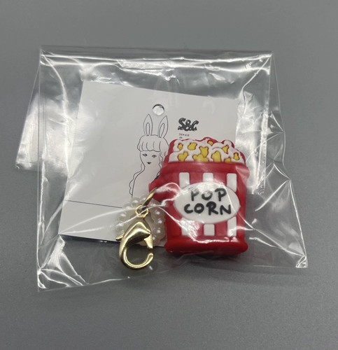 日本Curly卷发女孩Sophie et Chocolat爆米花拉链扣包挂件