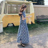 已出大货2024夏季新款民族风印花套装裙浙宝300/2846/P135控198，女装连衣裙，郎佰婉