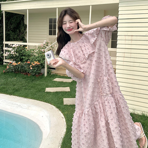 现货 2025夏季新款减龄甜美连衣裙浙宝300/2842/P125控188图片