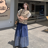 现货2025夏季新款时尚套装裙浙宝300/2843/P145控208，女装连衣裙，郎佰婉