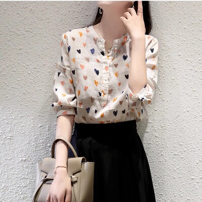 法式别致独特漂亮小衫