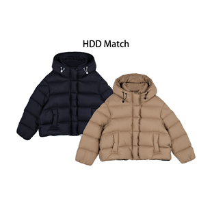 保暖序列 保暖气质连帽羽绒服 90白鸭绒 女款 Y9783 冬季 HDD