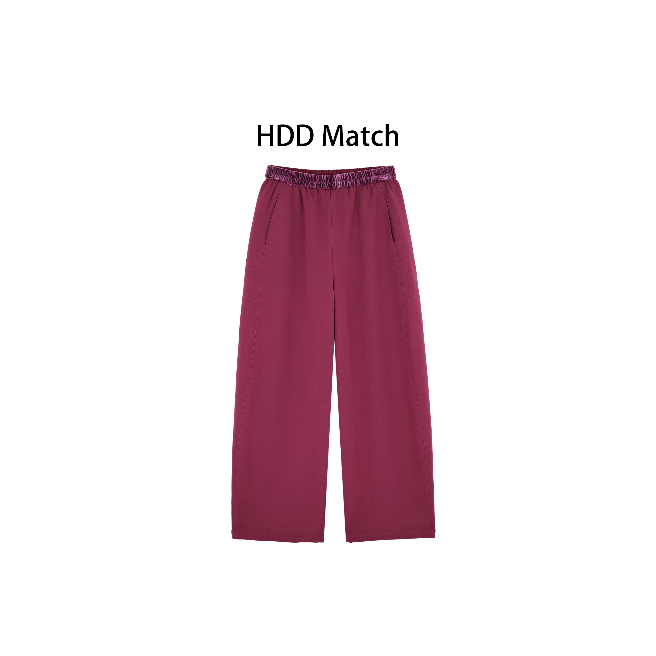 HDD- "拼接卫裤" 女款拼接阔腿垂感定染百搭卫裤休闲裤 Y9984,女装/女士精品,休闲裤,淘宝优惠券,粉丝福利购,淘宝优惠卷