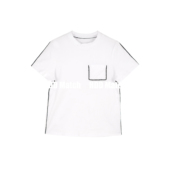 简约设计 单兜工艺缝线短袖 棉 HDD 女款 修身 百搭T恤 Y1230