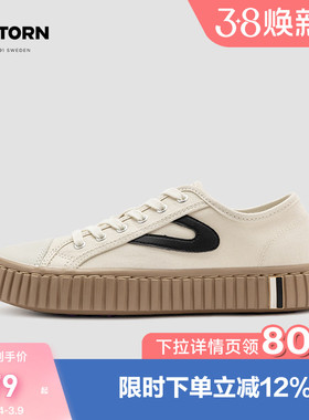 TRETORN帆布鞋Campos春夏运动鞋男女滑板鞋情侣潮流小白鞋