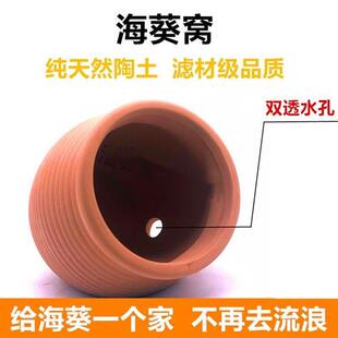 奶嘴巢海葵窝小丑鱼躲避罐海葵家地毯奶嘴窝防跑珊瑚罐海水缸观赏