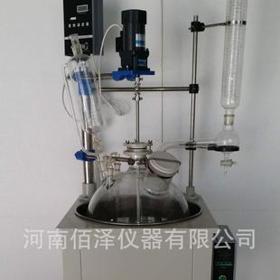 100L单层玻璃反应釜反应釜多功能反应釜 厂家直销实验室反应釜F