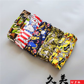 外贸卡通本命年男士 棉家居转运宽松大码 红色内裤 大眼仔平角阿罗裤