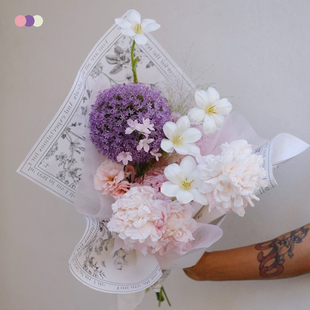 送人北京同城配送F079 花艺花束鲜花新品 BITEOLOGY 芳华