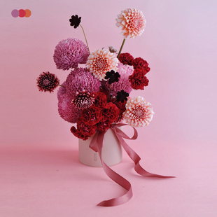 花束花艺鲜花送朋友北京同城配送F100 新品 BITEOLOGY 朝荣