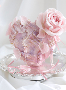 BITEOLOGY【心花怒放】七夕节玫瑰生日蛋糕北京上海同城配送C272