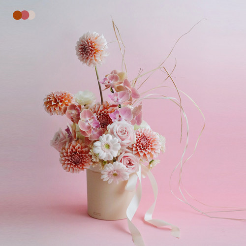 BITEOLOGY【浅梦】新品花束花艺鲜花送朋友北京同城配送F102
