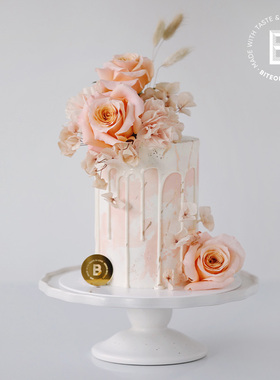 BITEOLOGY【不期而遇】C193 鲜花女士妈妈生日蛋糕 北京上海同城